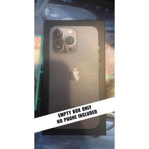 Apple iPhone 13 Pro 128GB Graphite Empty Box w Inserts